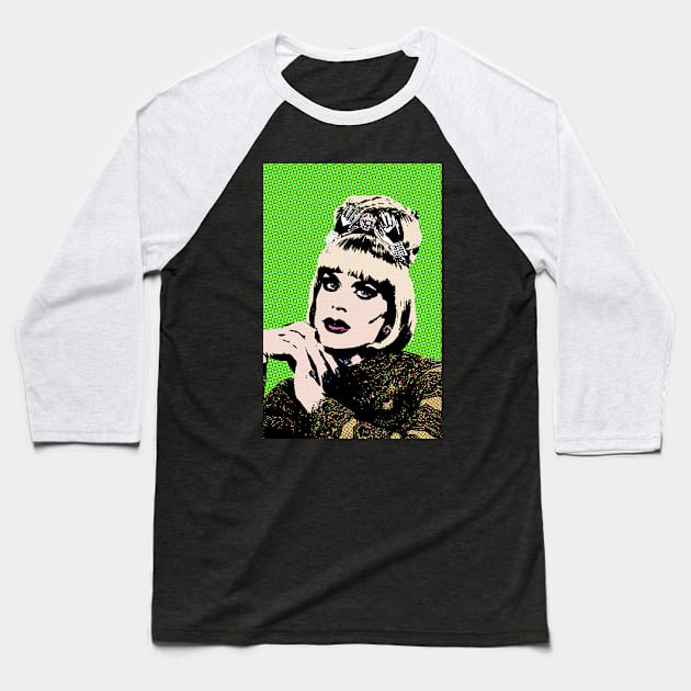 Katya style pop art Baseball T-Shirt by soundofpopart